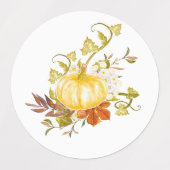 grillige Thanksgiving turky art speelse gobbel Labels (Design 2)