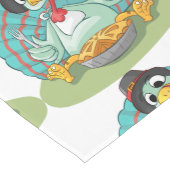 grillige Thanksgiving turky art speelse gobbel Medium Tafelloper (Hoek)