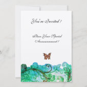 GRILLIGE TIJEN blauw groen champagne Kaart (Achterkant)