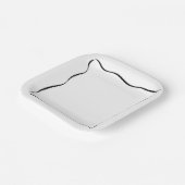 grillige tini beetje oudere verjaardag papieren bordje (Gebogen)