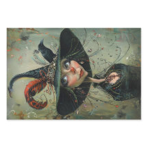 grillige trio heksen decoupage