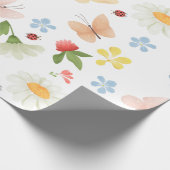Grillige tuin cadeaupapier (Hoek)