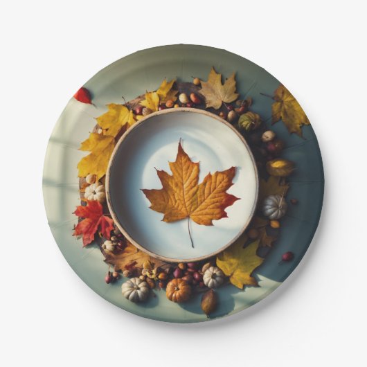 "Grillige Tuin Fiesta Papieren Borden" Bordje (Voorkant)