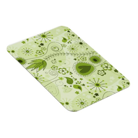 Grillige tuin in groene magneet (Rechterzijde)