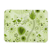 Grillige tuin in groene magneet (Horizontaal)