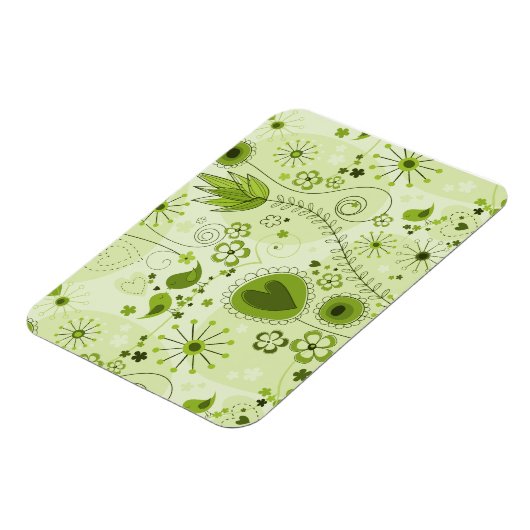 Grillige tuin in groene magneet (Linkerzijde)