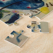 grillige tuin legpuzzel (Zijkant)