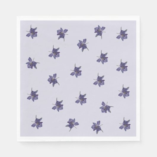 grillige tuin met wilde bloemen servet (Voorkant)