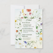 Grillige Tuin Waterverf Wilde Bloemzomer (Voorkant)