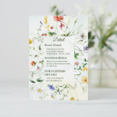 Grillige Tuin Waterverf Wilde Bloemzomer (Staand voorkant)