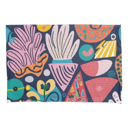 grillige tuindans kussensloop (Voorkant)