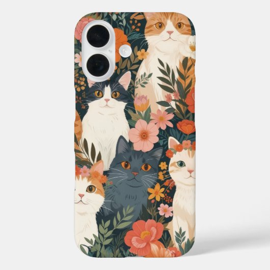 Grillige Tuinkatten Case-Mate iPhone Case (Achterkant)