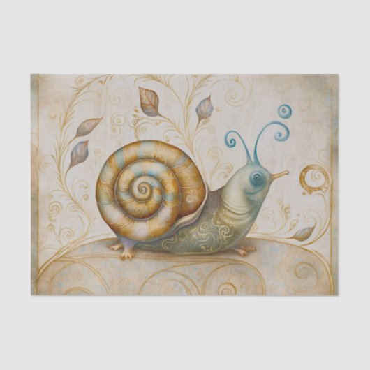 grillige tuinslak tissuepapier (Voorkant)