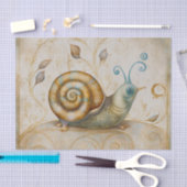 grillige tuinslak tissuepapier (Craft)