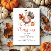 Grillige Turkse Thanksgiving Uitnodiging