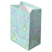 grillige uil medium cadeauzakje (Voorkant Gekanteld)