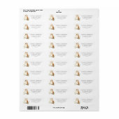 Grillige Uil Retouradreslabel Etiket (Full Sheet)