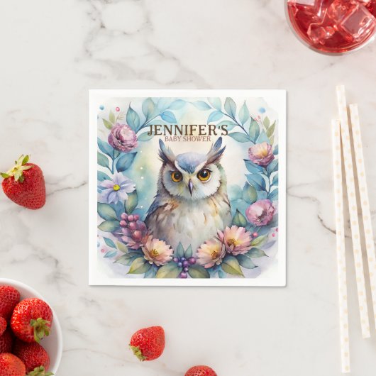 grillige uil servetten (Insitu)