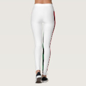 grillige vakantie liefde kunst leggings (Achterkant)