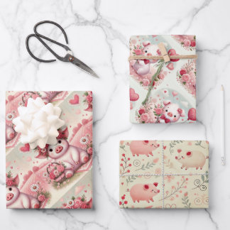 grillige Valentijnsdag Inpakpapier Vel