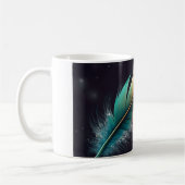 grillige veer koffiemok (Links)