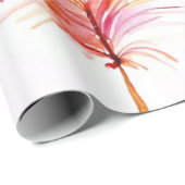 grillige veren collage cadeaupapier (Rol Hoek)