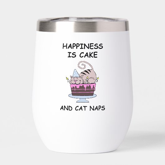 grillige verjaardagskat (Achterkant)