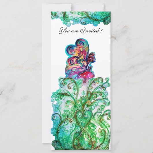 GRILLIGE VERSIERINGEN EN KLEINE ELF paars,rood,bla Kaart (Voorkant)