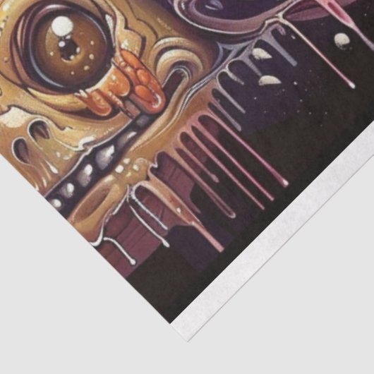 Grillige Vibrant Critters Decoupage Tissuepapier (Detail)