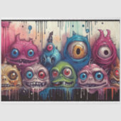 Grillige Vibrant Critters Decoupage Tissuepapier (Voorkant)