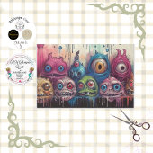 Grillige Vibrant Critters Decoupage Tissuepapier