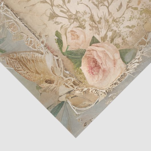 grillige Victoriaans Rozen tissue paper Tissuepapier (Detail)