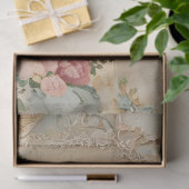 grillige Victoriaans Rozen tissue paper Tissuepapier (Geschenk)