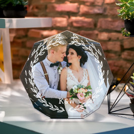 Grillige Vintage Frame Monogram Fotoblokken