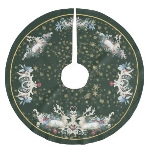 Grillige Vintage Rendier Kerstboom Rok