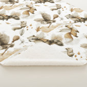 grillige vliegende dieren sherpa deken (3/4)