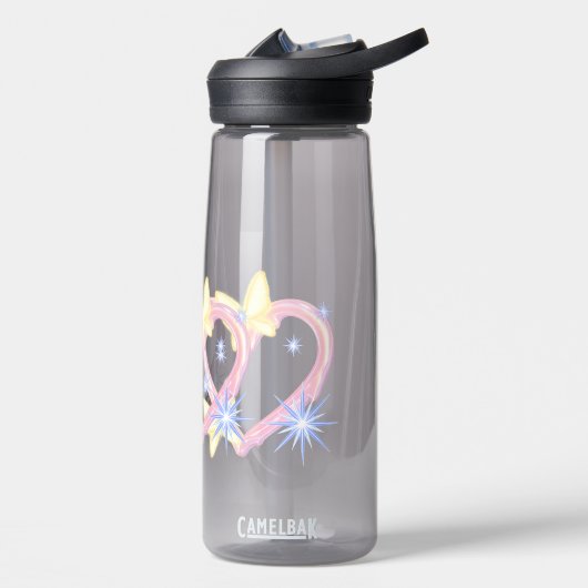 Grillige Vlinder en Hart Kunst CamelBak Waterfles (Links)