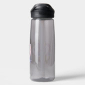 Grillige Vlinder en Hart Kunst CamelBak Waterfles (Achterkant)