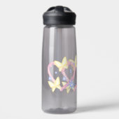 Grillige Vlinder en Hart Kunst CamelBak Waterfles (Voorkant)
