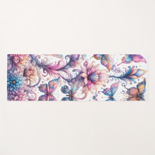 grillige vlinder oefening mat (Voorkant (horizontaal))