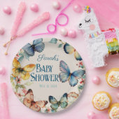 grillige vlinder tuin sprookje papieren bordje (Feest)