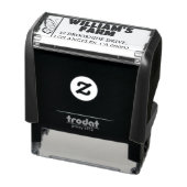 Grillige Vlinderfarm Leuke Retouradres Stempel (Product)