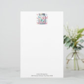 Grillige Vlinders in een Pot Briefpapier (Staand voorkant)