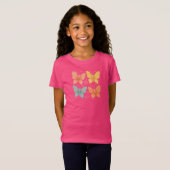 Grillige Vlinders T-Shirt (Voorkant volledig)