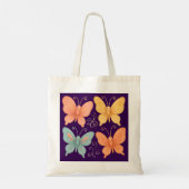 Grillige Vlinders Tote Bag (Achterkant)
