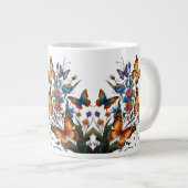 grillige vlindertuin grote koffiekop (Voorkant rechts)