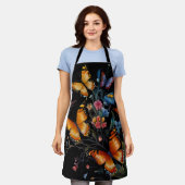 grillige vlindertuin schort (Gedragen)