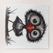 Grillige vogel legpuzzel (Horizontaal)