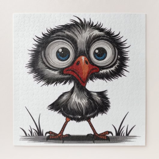 Grillige vogel legpuzzel (Verticaal)