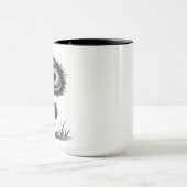 Grillige vogel mok (Midden)